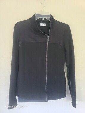 The Base Asymmetrical Zip Fitted Moto Jacket Women's Medium